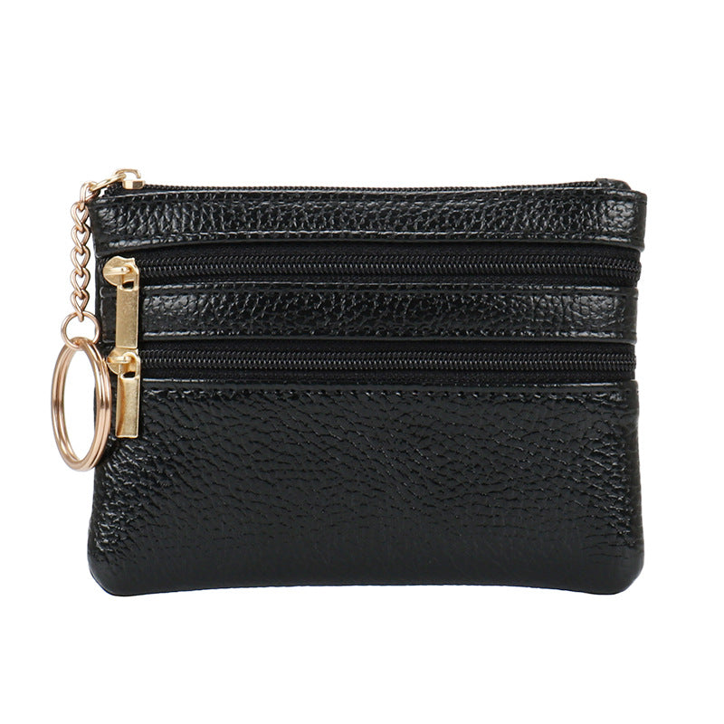 Women's Leather Tactile Feel License Soft Coin Purses