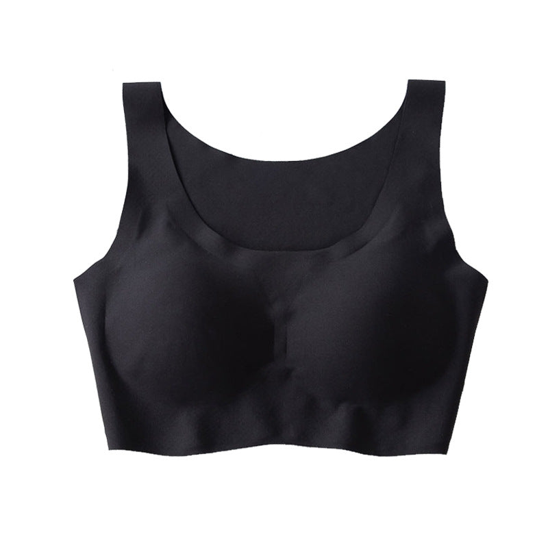 Wireless Vest Seamless Ice Silk Underwear Lady Sexy Bras