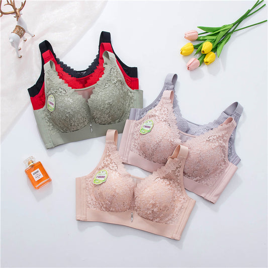 Top Full Coverage Breast Holding Adjustable Thin Bras