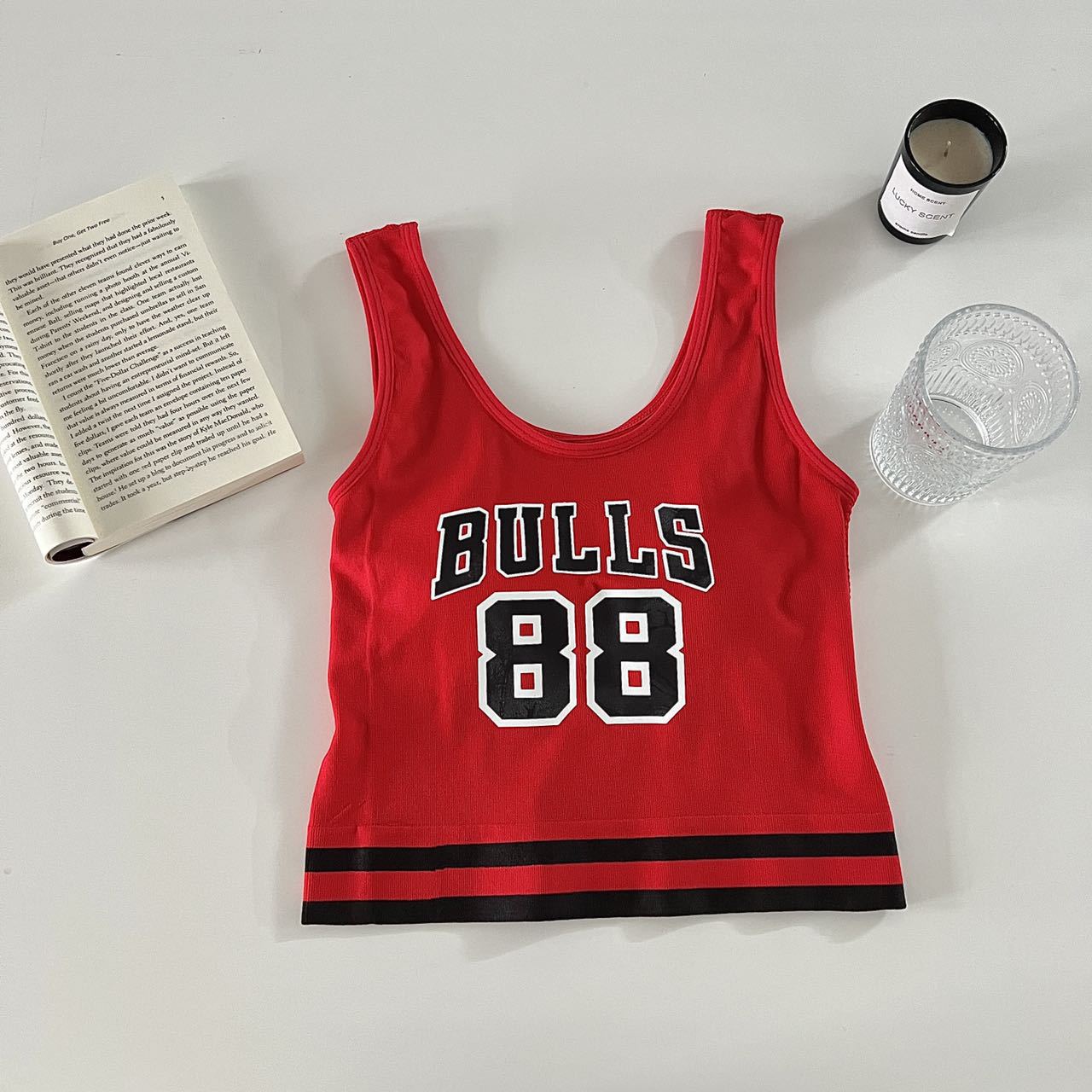 Women's Vest With Chest Pad Fixed Cup Sleeveless Tanks Camis