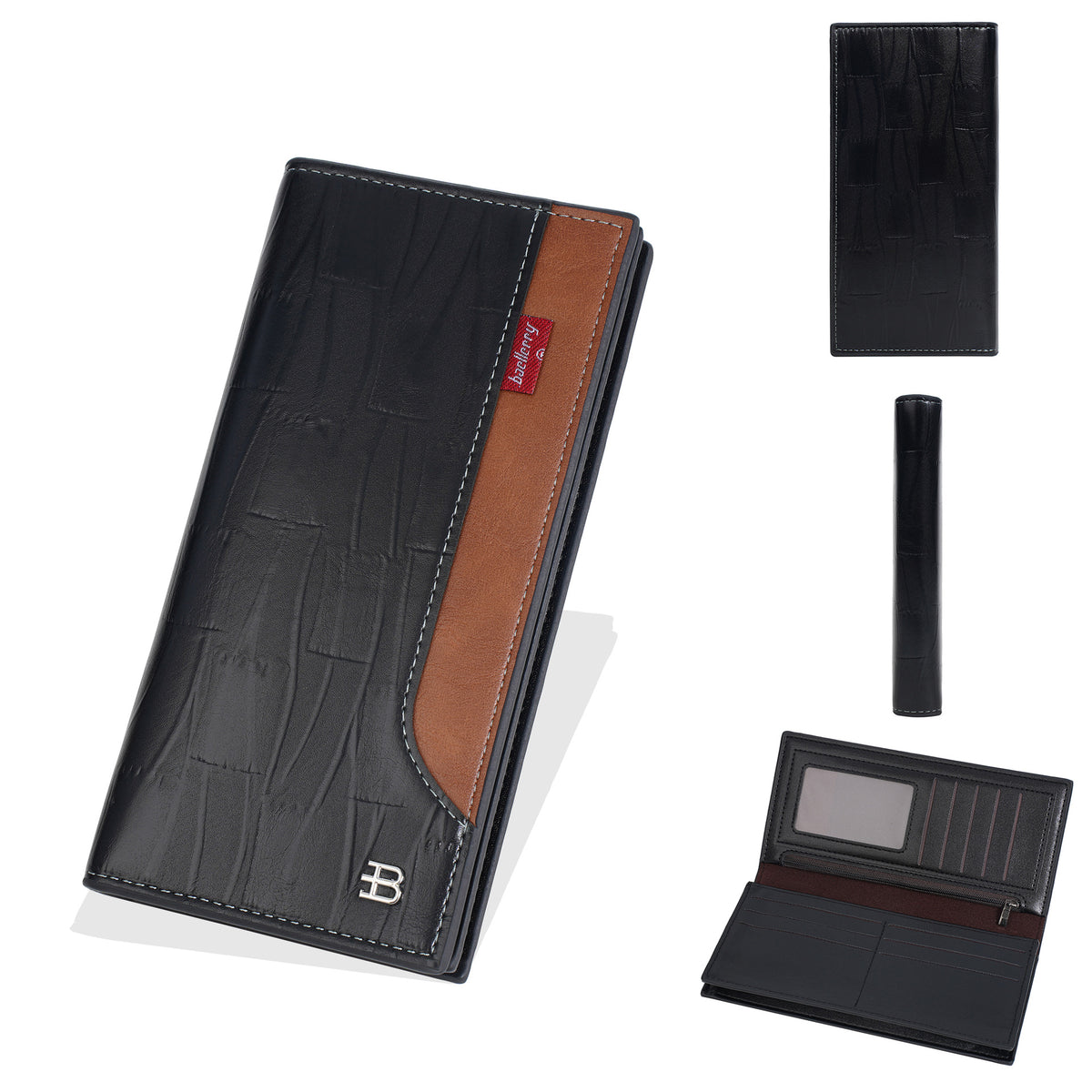 Men's Multiple Slots Business High-grade Zipper Soft Men's Wallet