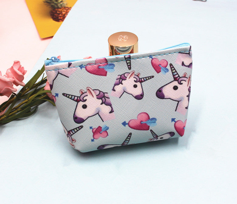 Women's & Children's & Cute Cartoon Unicorn Earphone Bags