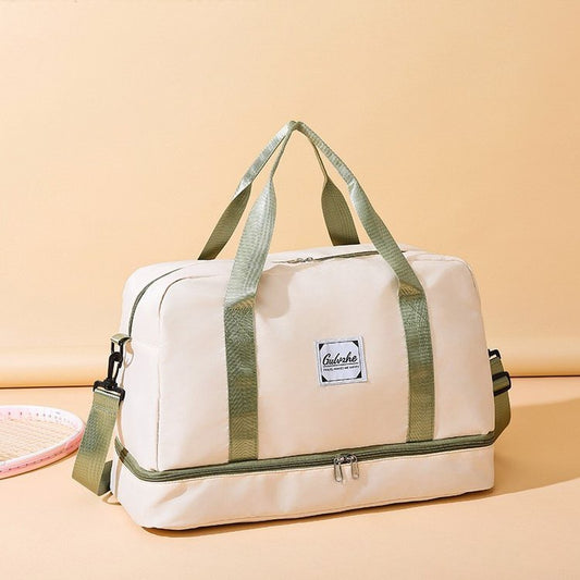 Simple Oxford Cloth Dry Wet Separation Fashionable Durable Travel Bags