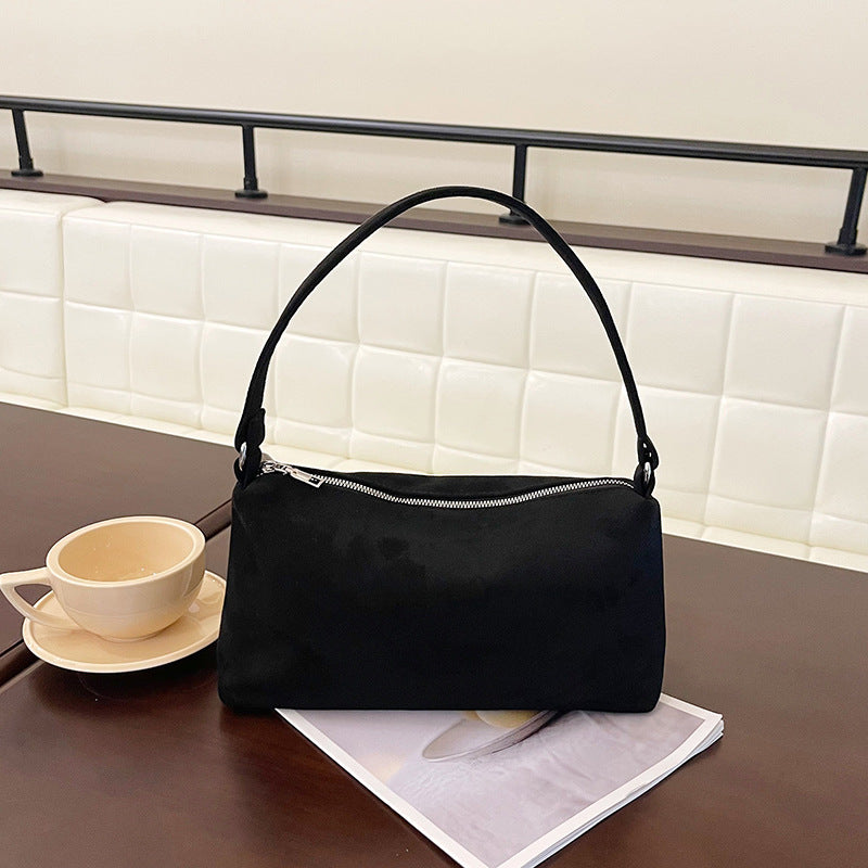 Women's Trendy Large Capacity Frosted Simple Daily Women's Shoulder Bag
