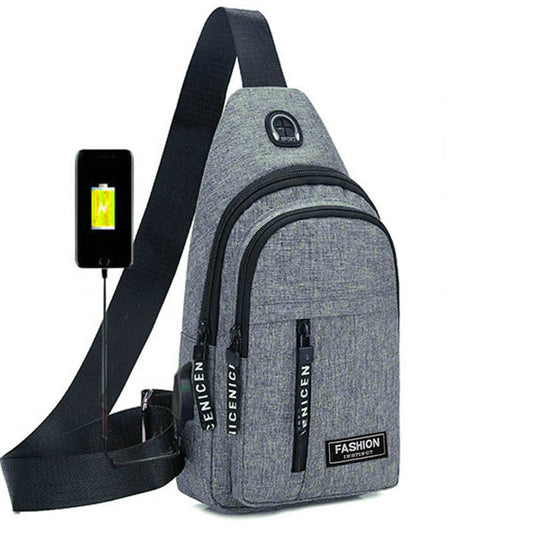 Men's Innovative Unique Glamorous Oxford Cloth Men's Chest Bags