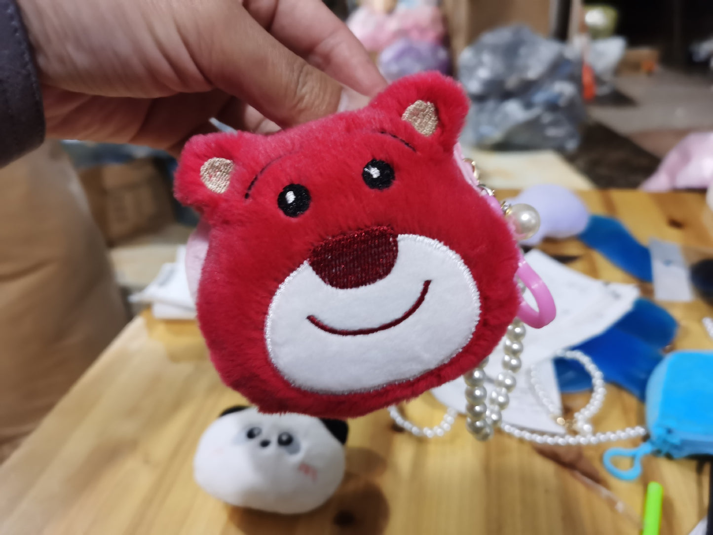 Children's Pendant Plush Creative Mini Clow Storage Coin Purses