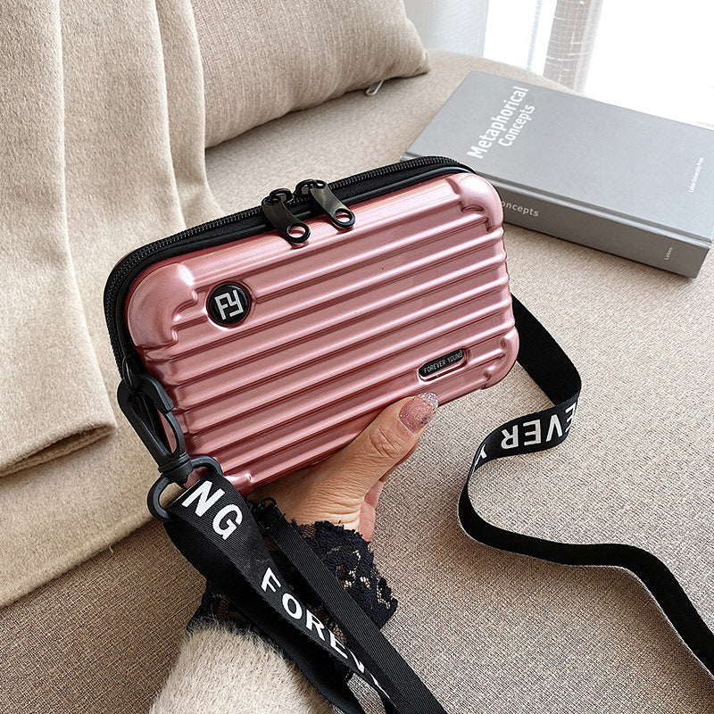 Women's Hard Mini Toiletry Storage Box Dinner Makeup Bag