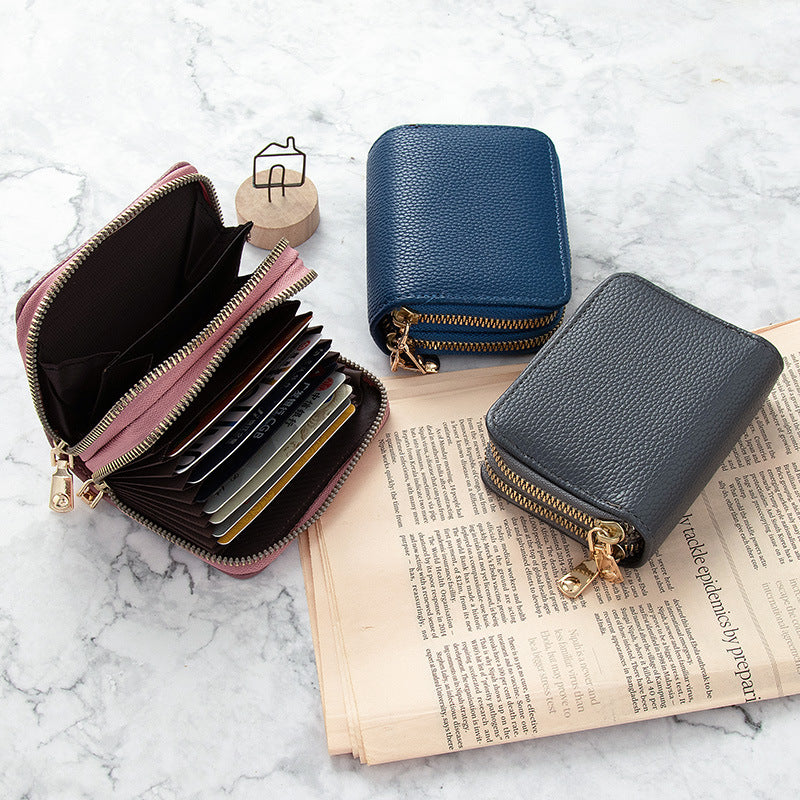 Women's Style Short Simple Solid Color Multiple Ladies Wallets