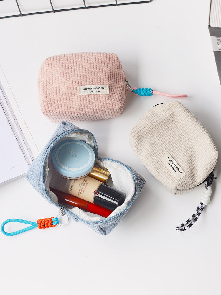 Style Large Capacity Portable Female Cartoon Pouch Cute Sanitary Bags