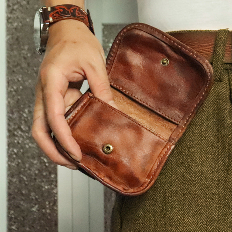 Women's Color Cowhide Retro Driving License Ladies Wallets