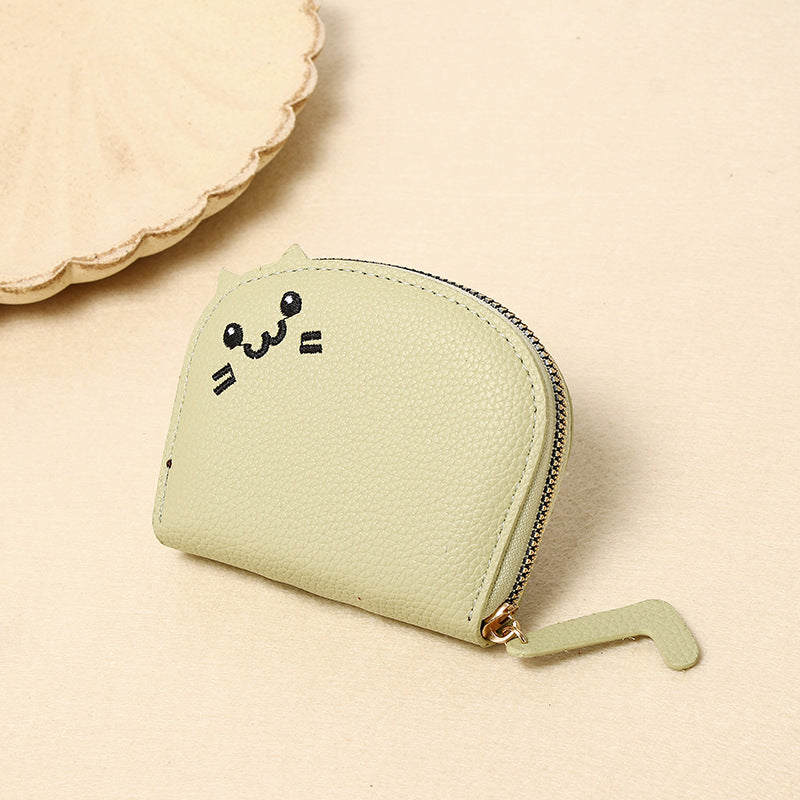 Graceful Cat Cute Advanced Cartoon Change Ladies Wallet