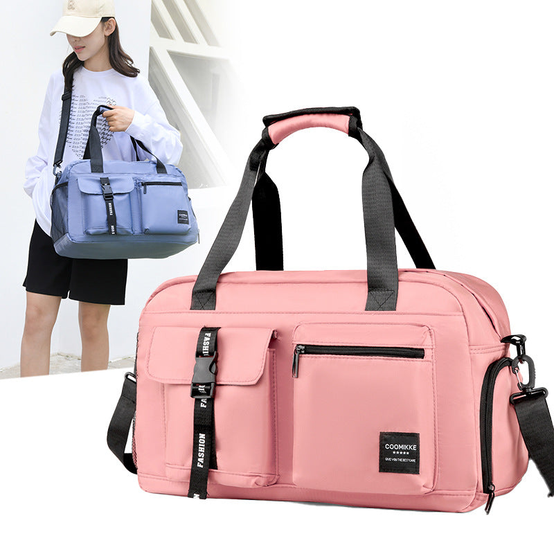 Women's & Men's & Large Capacity Portable Lightweight With Shoe Travel Bags