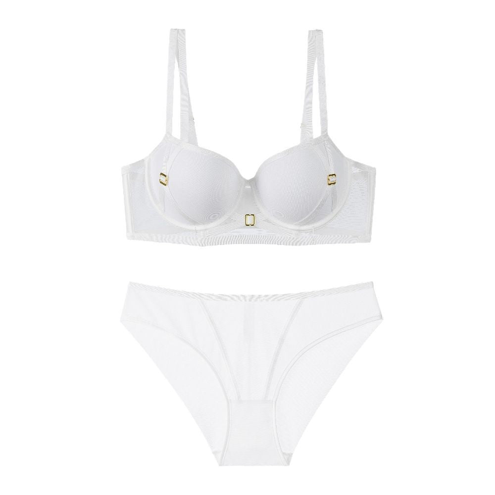 Women's Underwear Small Breast Large Steel Ring Lingerie Sets