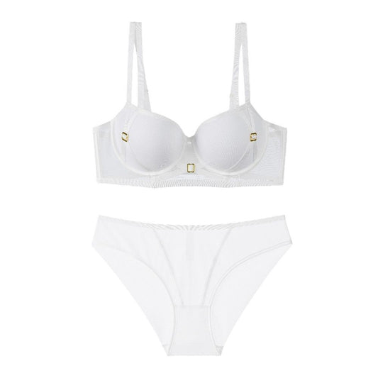 Women's Underwear Small Breast Large Steel Ring Lingerie Sets