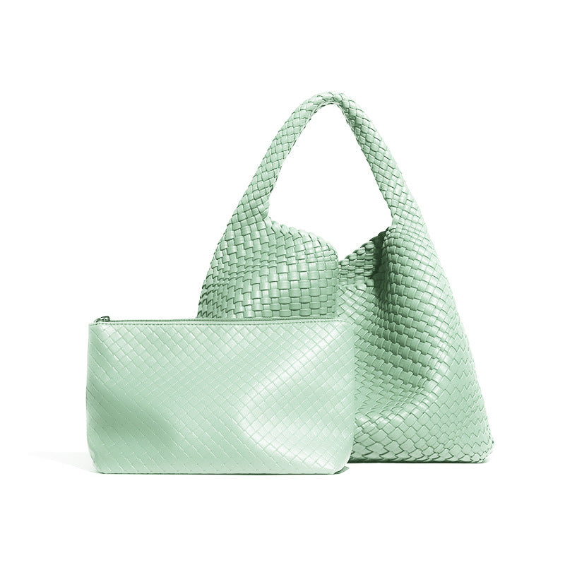Women's Hand-woven Fashion Portable Korean Style Large Capacity Women's Shoulder Bag