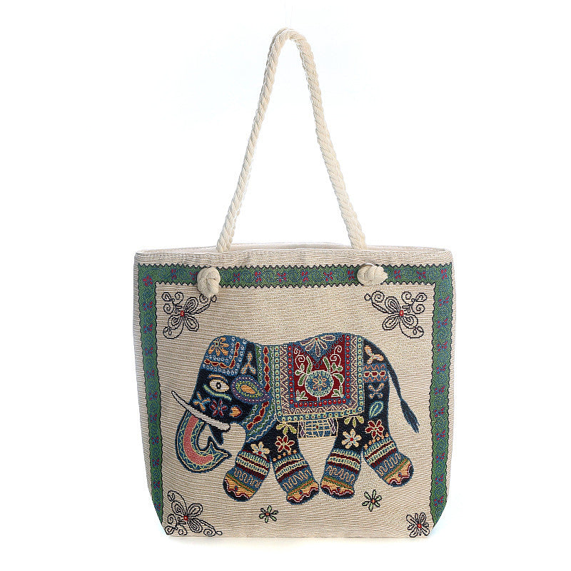 Women's Style Medium Canvas Large Double Sided Shoulder Bags