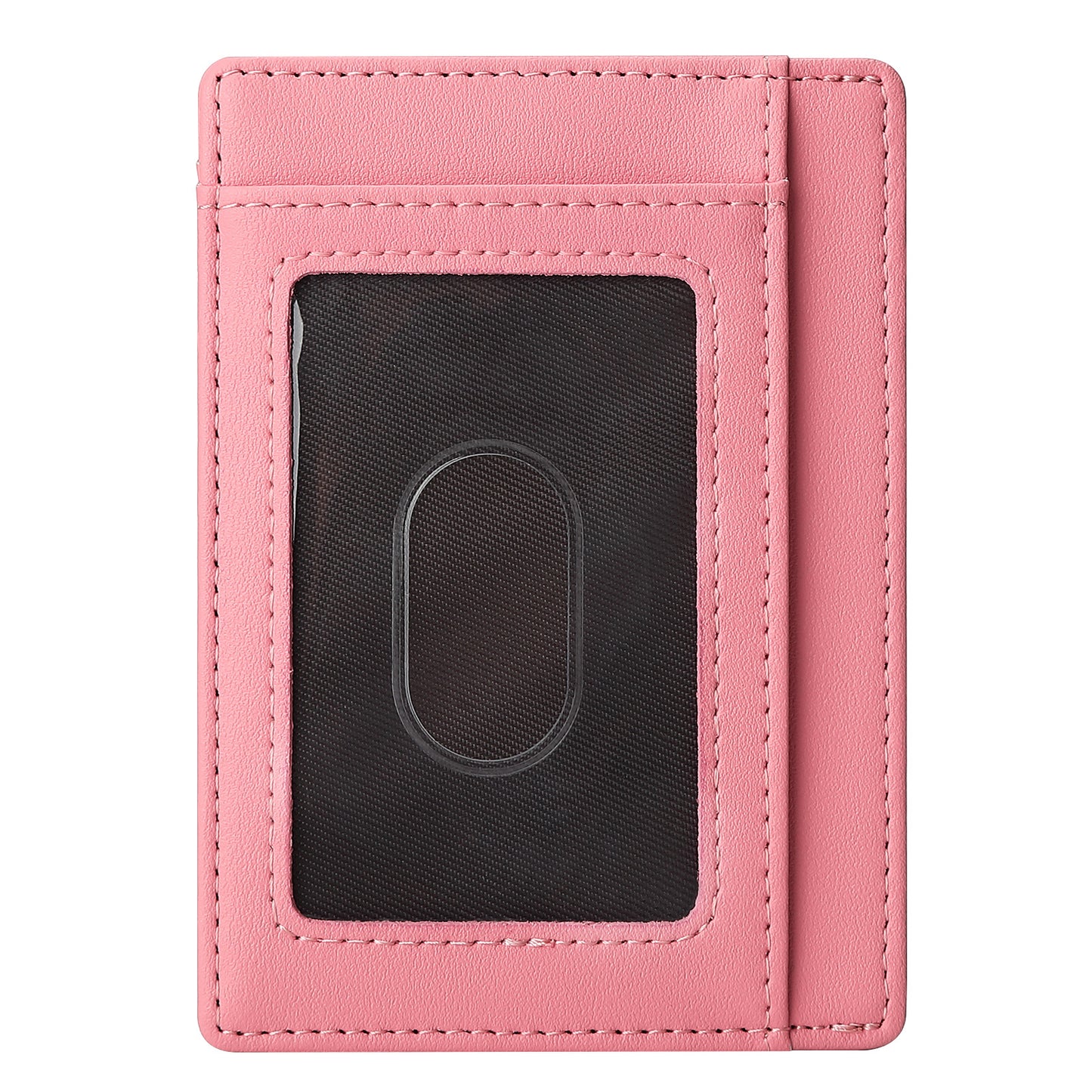 Leather Can Order Swiping First Layer Card Holder