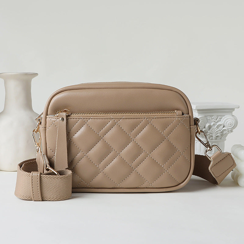 New Women's Trendy Large Capacity Diamond Crossbody Bags