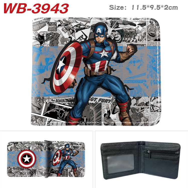 Women's & Men's & Series Super Hero Derivatives Cartoon Men's Wallets
