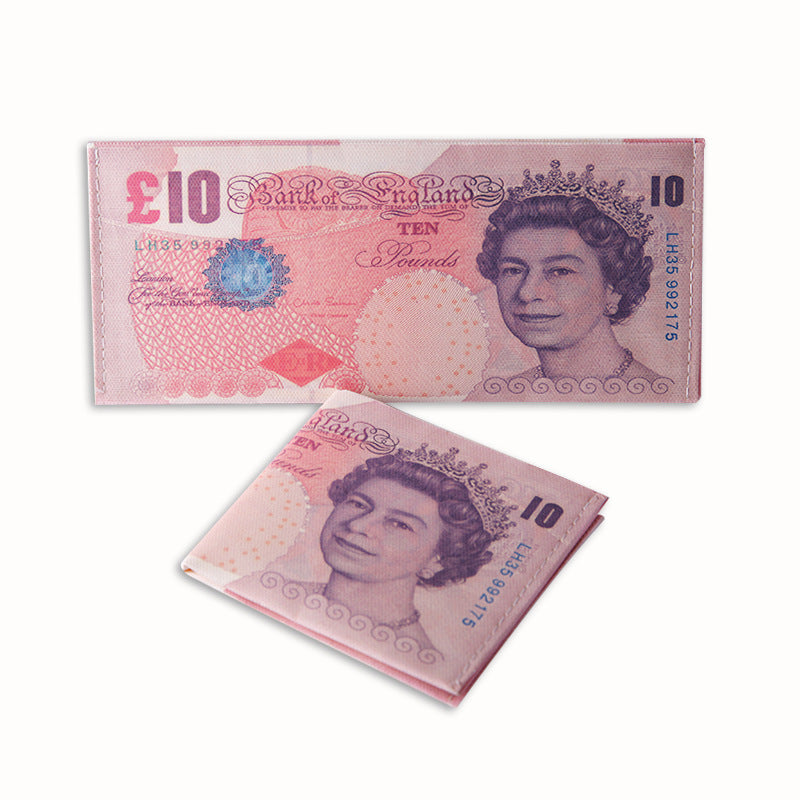 Men's Creative Dollar Printing Various Countries Pattern Men's Wallet