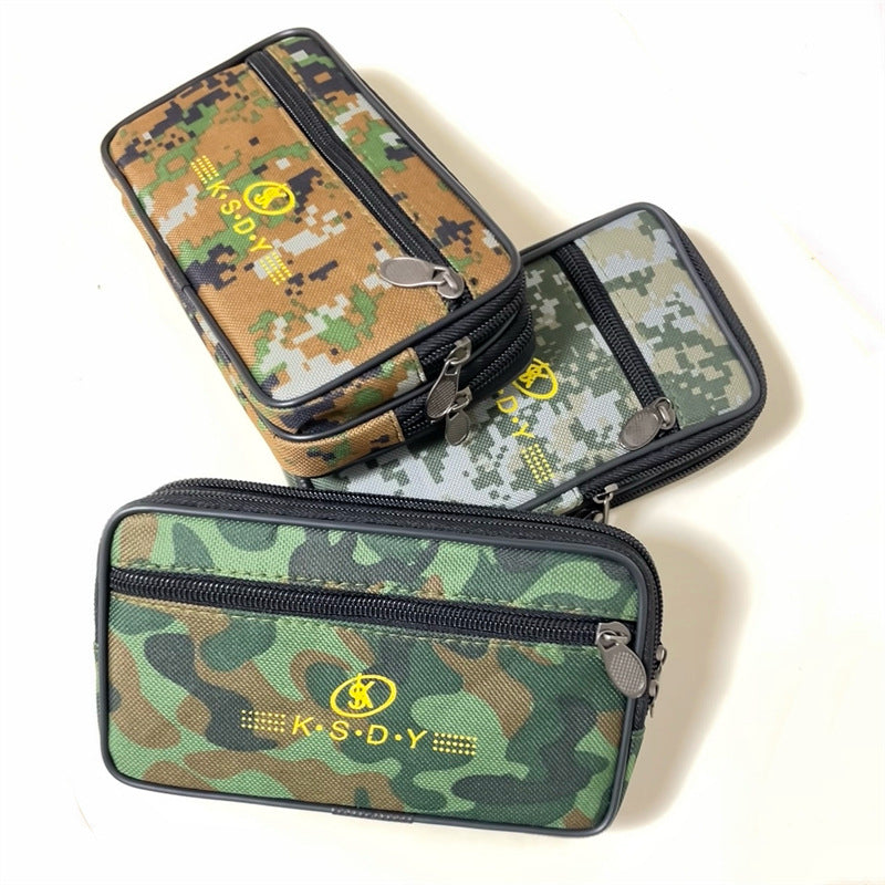Men's Large Mobile Construction Site Hanging Camouflage Men's Waist Packs
