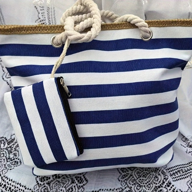 Women's Beach Colorful Large Capacity Canvas Portable Strap Women's Shoulder Bag