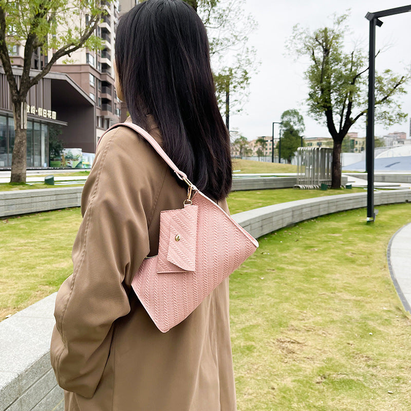 Women's Underarm Two-piece Set Korean Style Western Women's Shoulder Bag