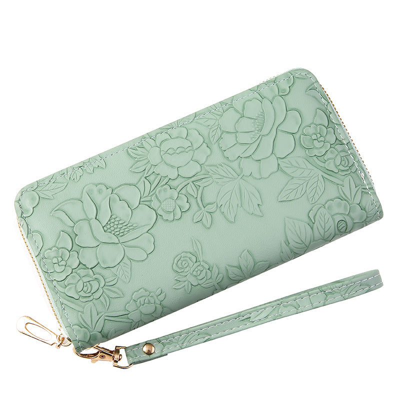 Women's Long High-grade Clutch Cute Zipper Cell Ladies Wallet