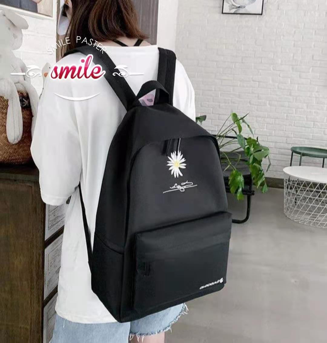 Korean Style Little Daisy Large Capacity Backpacks