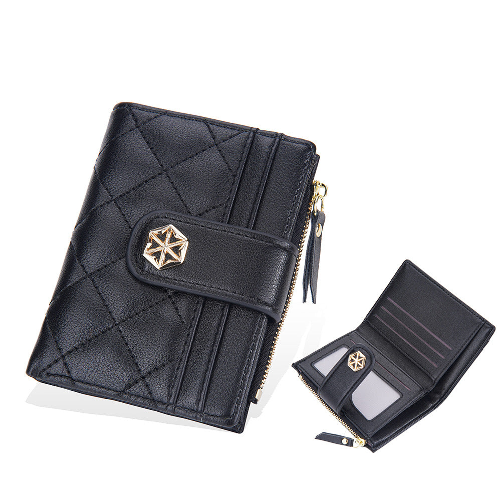Women's No Multiple Slots Korean Short Ladies Wallets