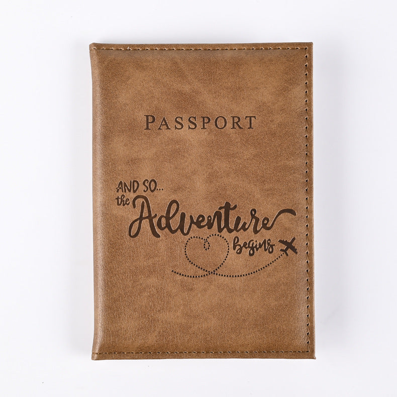 Grain Color Changing Passport Cover Ticket Card Holder