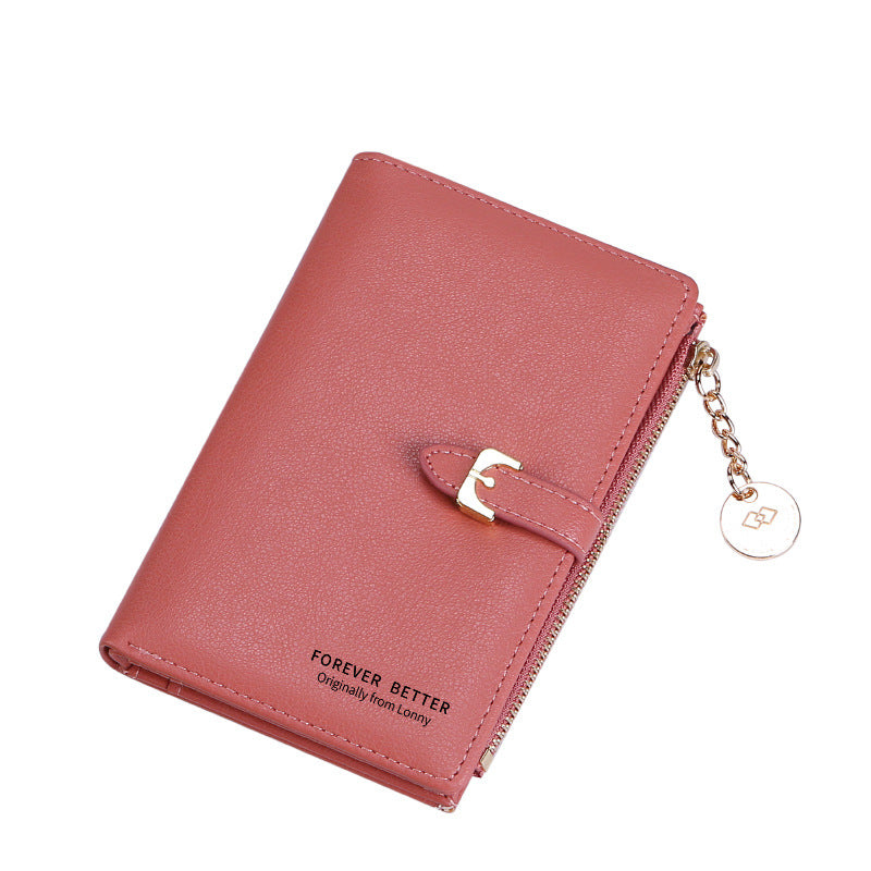 Women's Korean Large Capacity Mid-length Clutch Simple Ladies Wallet