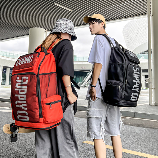 Style Black Street Male Female Korean Backpacks