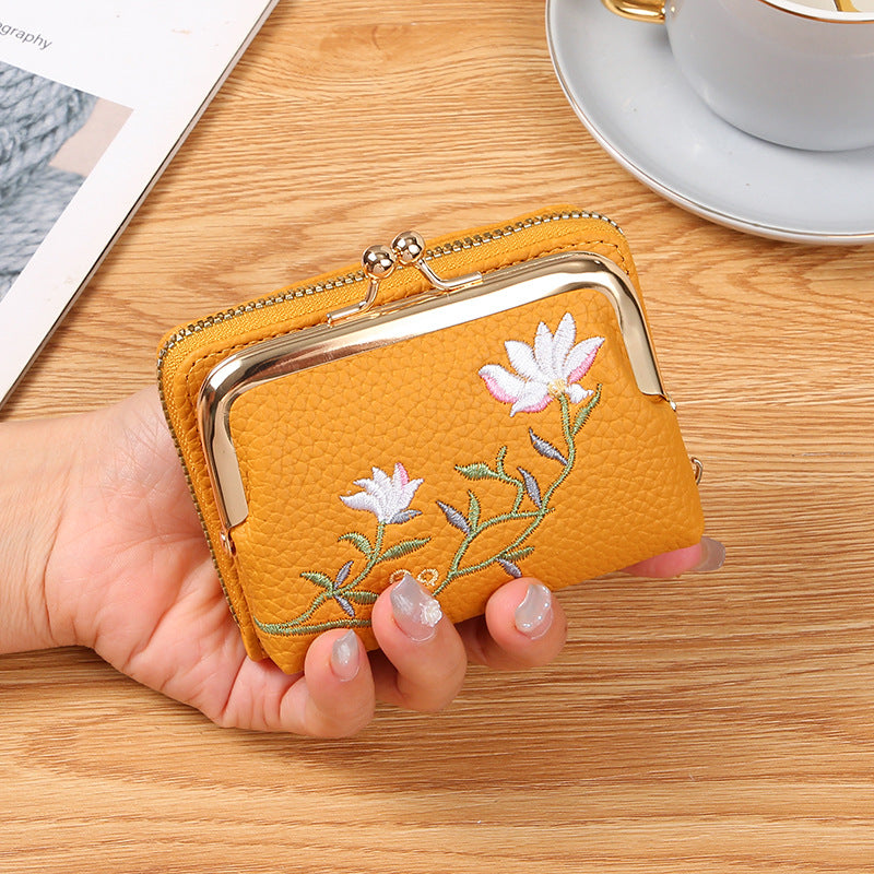 Women's Mini Fashion Large Capacity Expanding Coin Purses