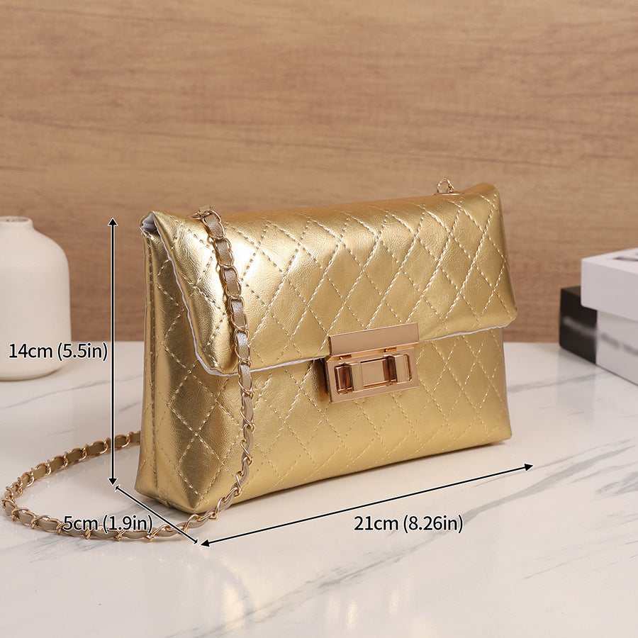 Affordable Luxury Fashion Simple Quilting Embroidered Pouch Bags