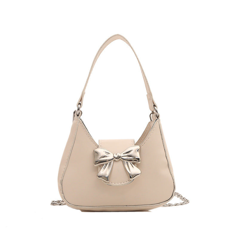 Women's Fashion Bowknot Decorative Spring Popular Chain Crossbody Bags