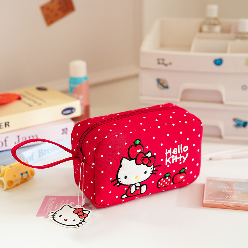 Kitty Good-looking Large Capacity Indie Sweet Cute Makeup Bag