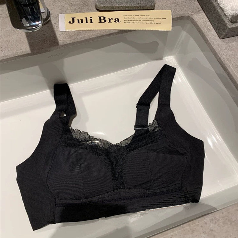 Women's Cup Lace Thin Big Chest Small Everyday Bras