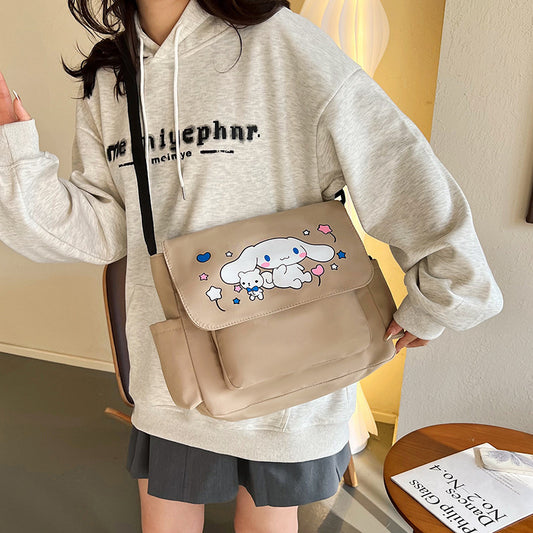 Women's Printed Large Capacity Simple Tuition Shoulder Bags
