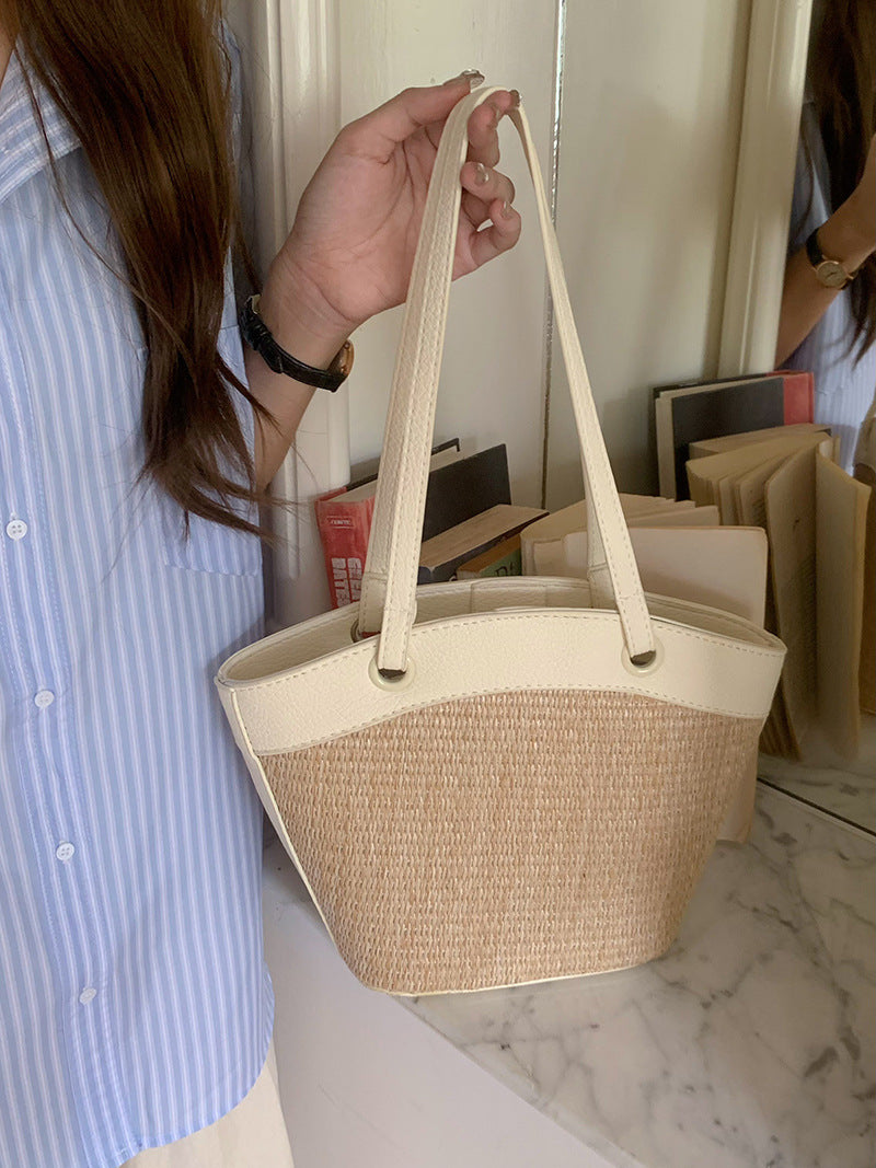 Women's Beach Style Western Vegetable Basket Fashion Shoulder Bags
