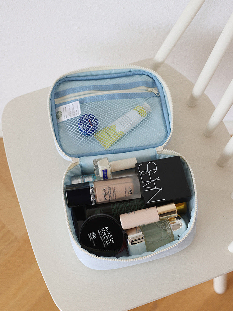 Style Macaron Color Series Portable Good-looking Cosmetics Cosmetic Bags