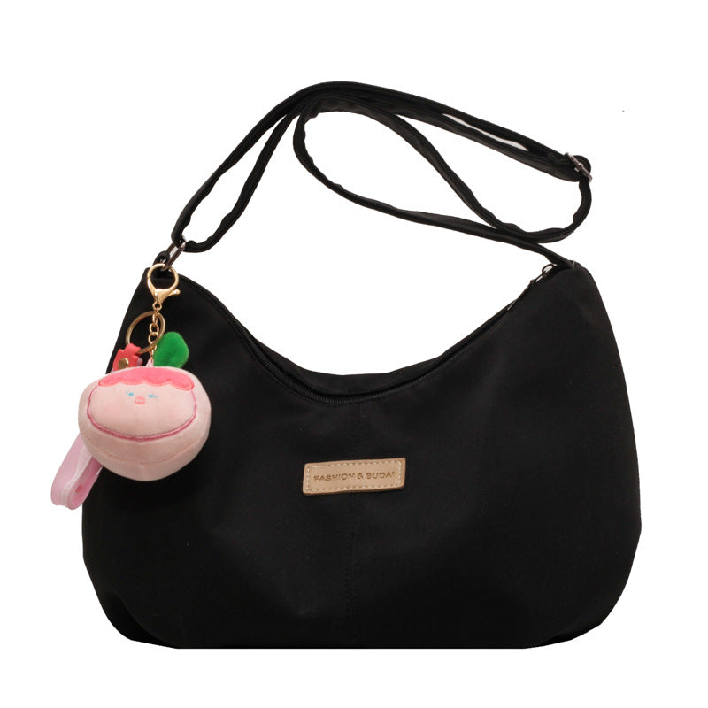 Women's Summer Canvas Fashionable Korean Style Dumpling Women's Messenger Bag