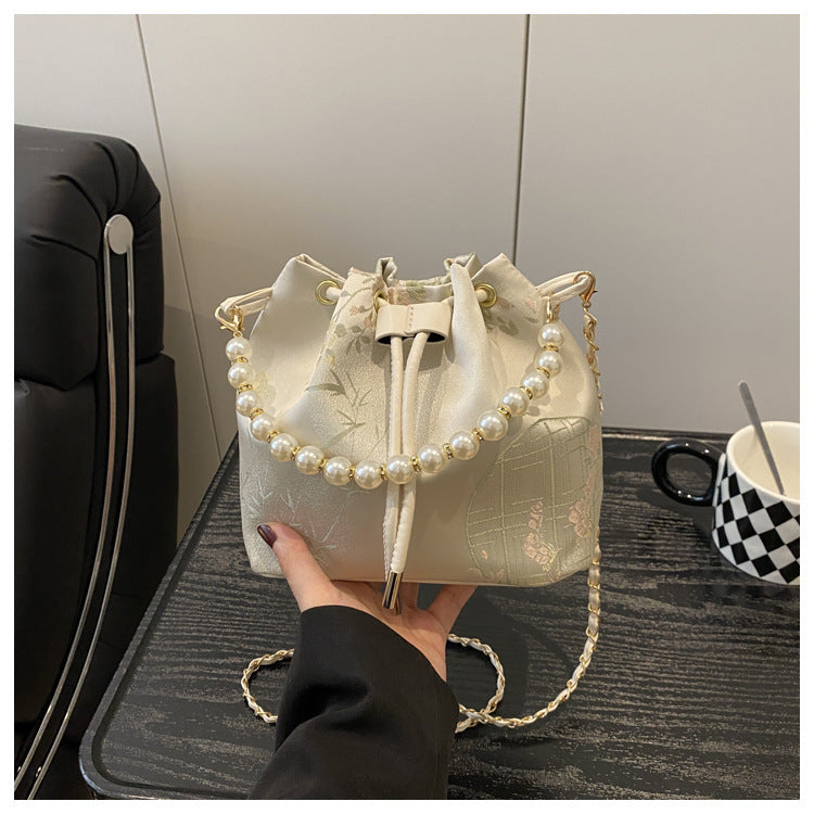 Cheongsam Style Pearl Western Chinese Large Capacity Bags