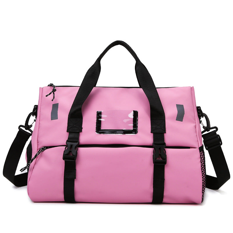 Coated Oxford Cloth Workout Portable Dry Wet Separation Travel Bags