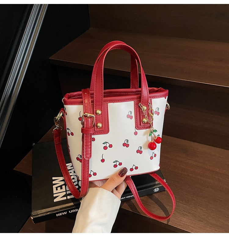 Women's Style Summer Cherry Fashion Large Capacity Bags