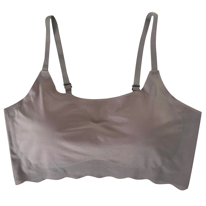 Women's Seamless Beautiful Back Comfortable Side Drawing Everyday Bras