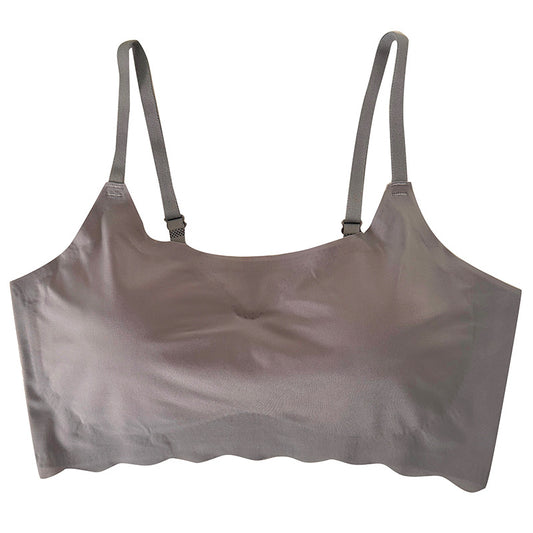 Women's Seamless Beautiful Back Comfortable Side Drawing Everyday Bras