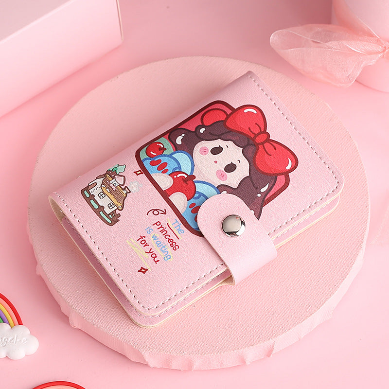 Women's Cute Large Capacity Driving License Multi Card Holder