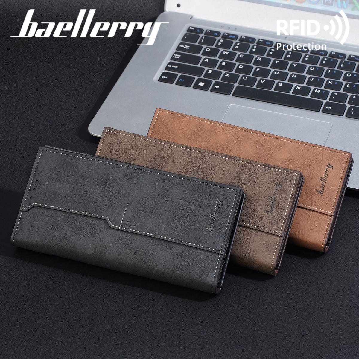Men's Multiple Slots Credit Swiping High Sense Thin Men's Wallet