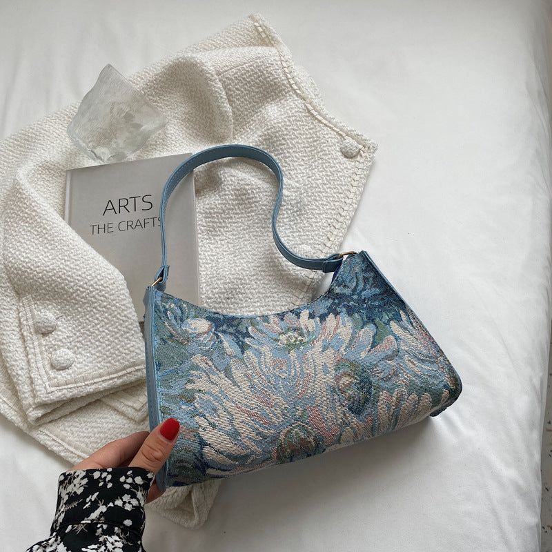 Women's Leisure Design Trendy Autumn Simple Underarm Shoulder Bags